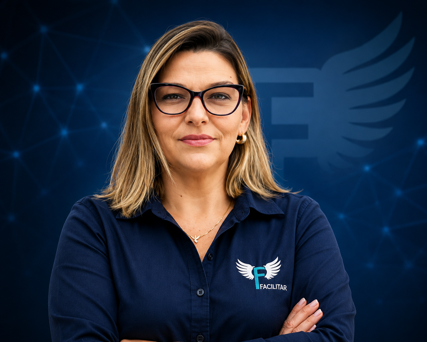 Retrato de Paula Schirmer, integrante do núcleo estratégico da FACILITAR